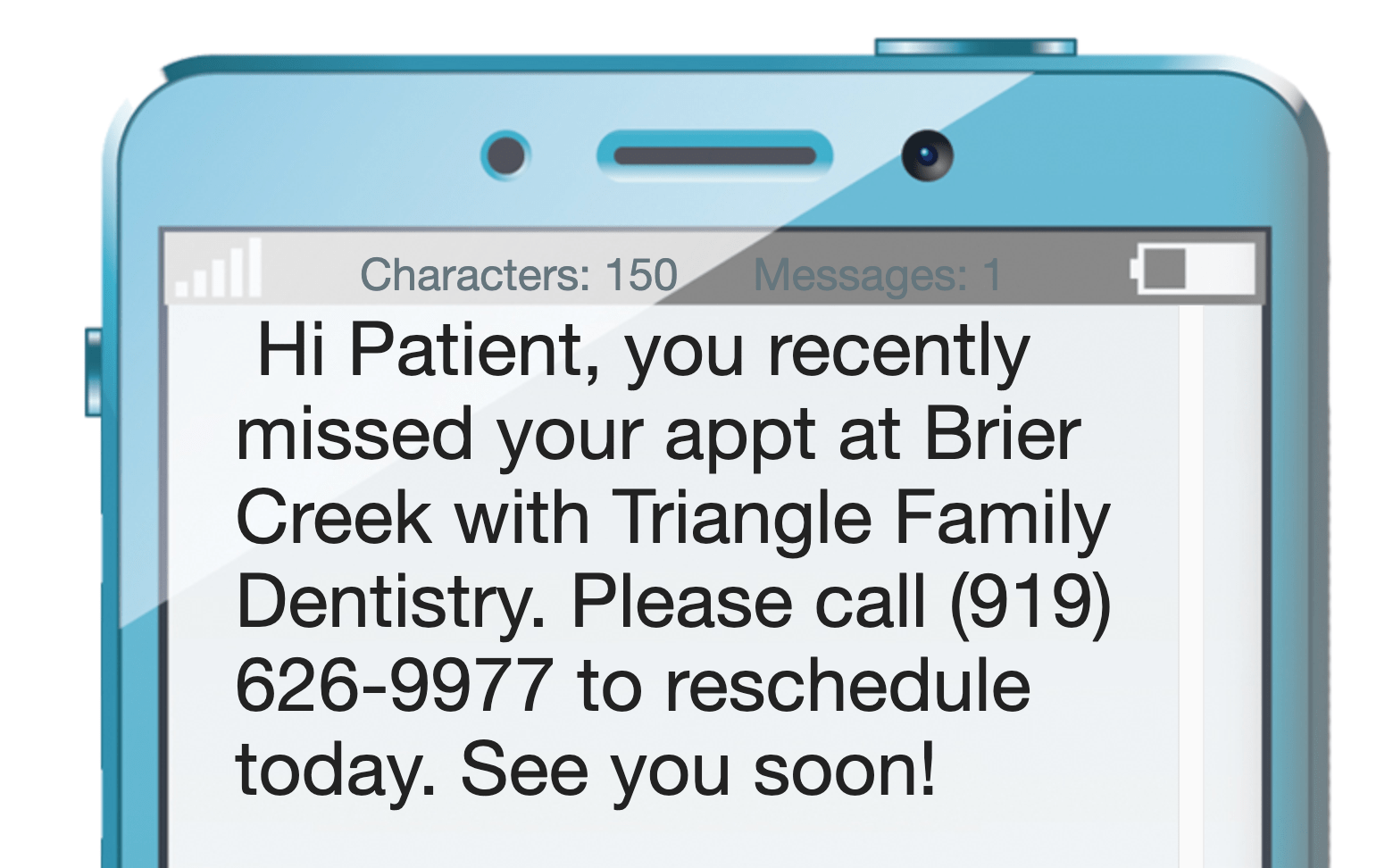 3-day SMS confirmation
